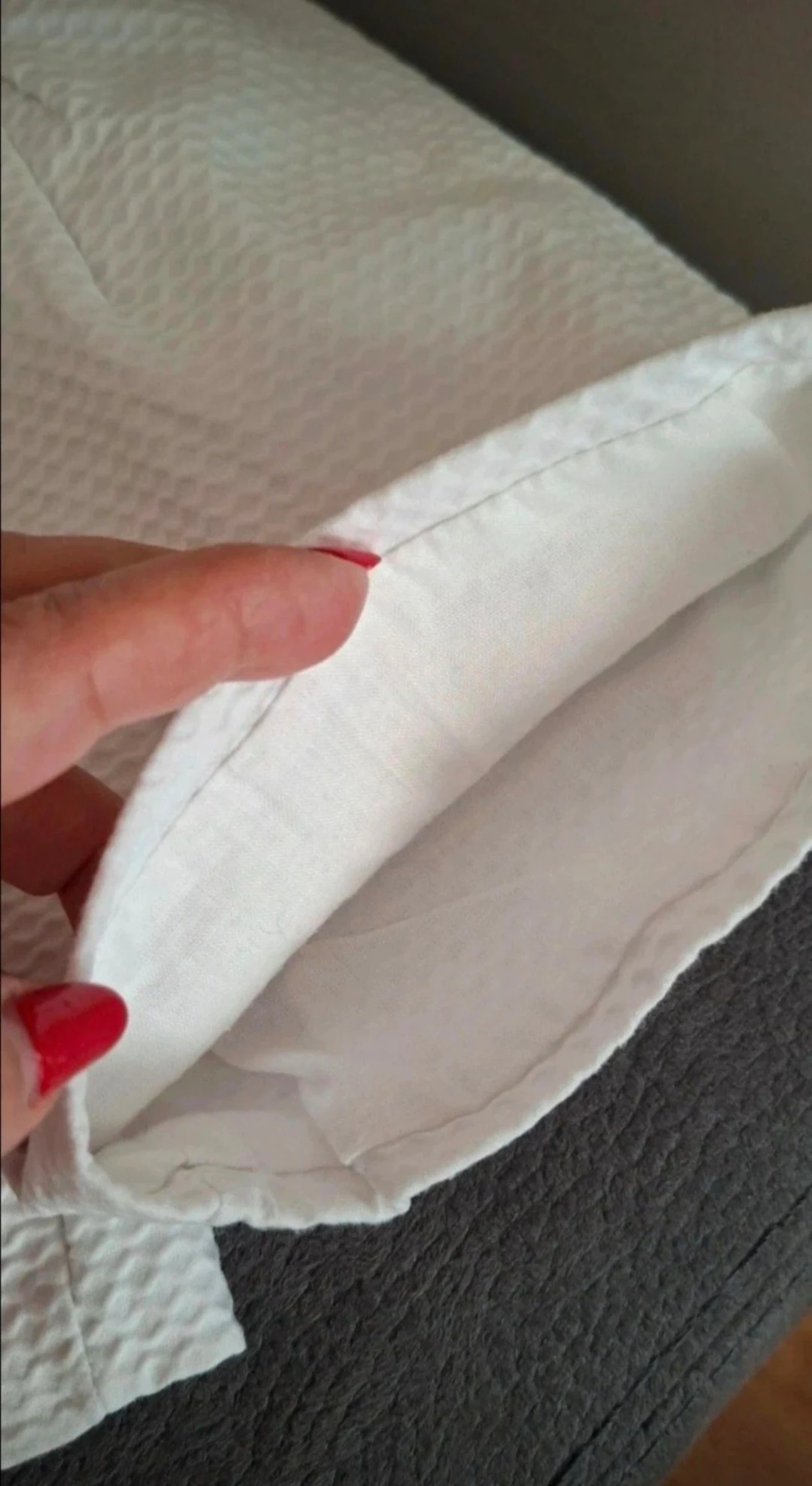 Baby shorts, white pique, size 24 months – photo 4